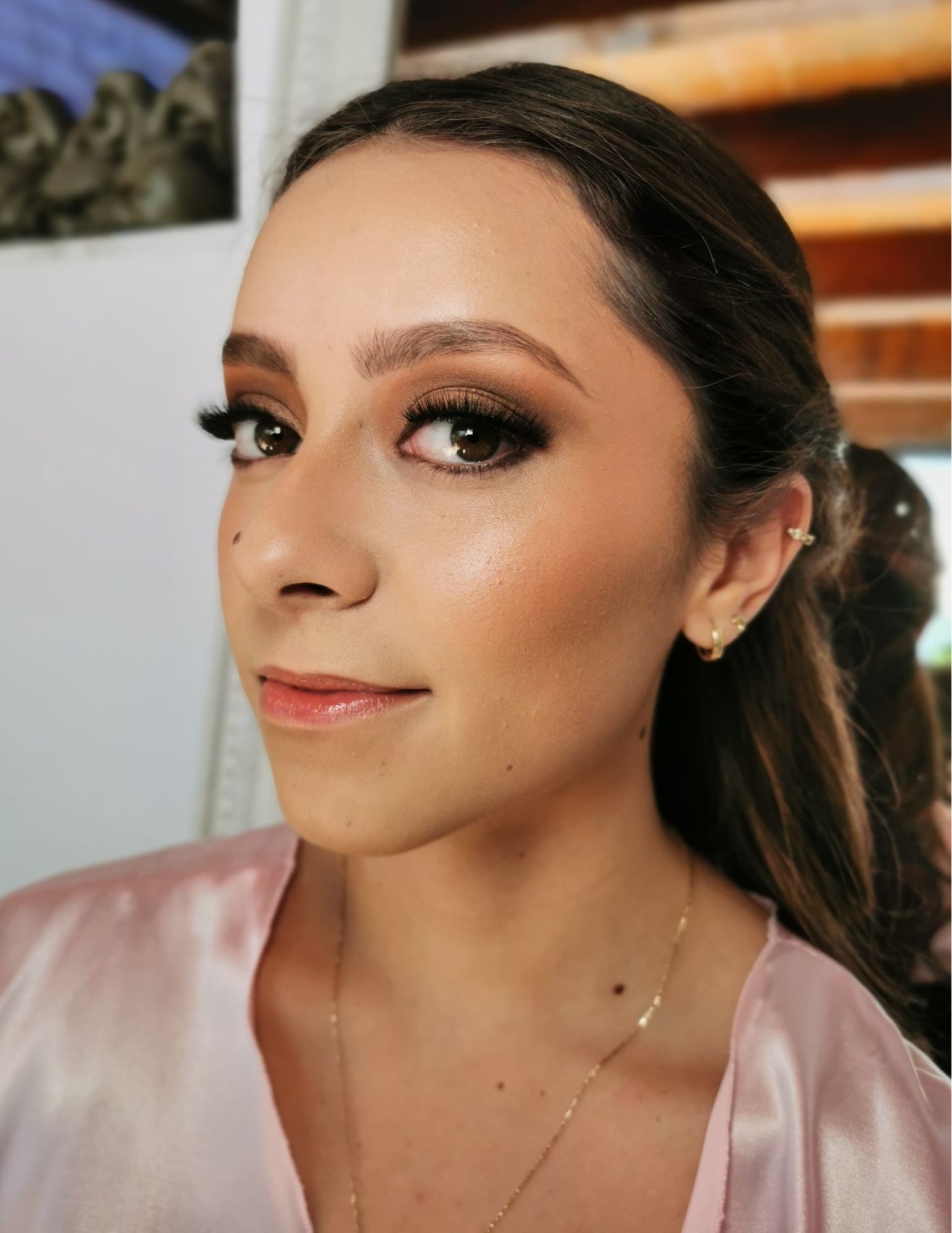 Maquillaje de novia realizado por Paola, Coach Foriu de CDMX