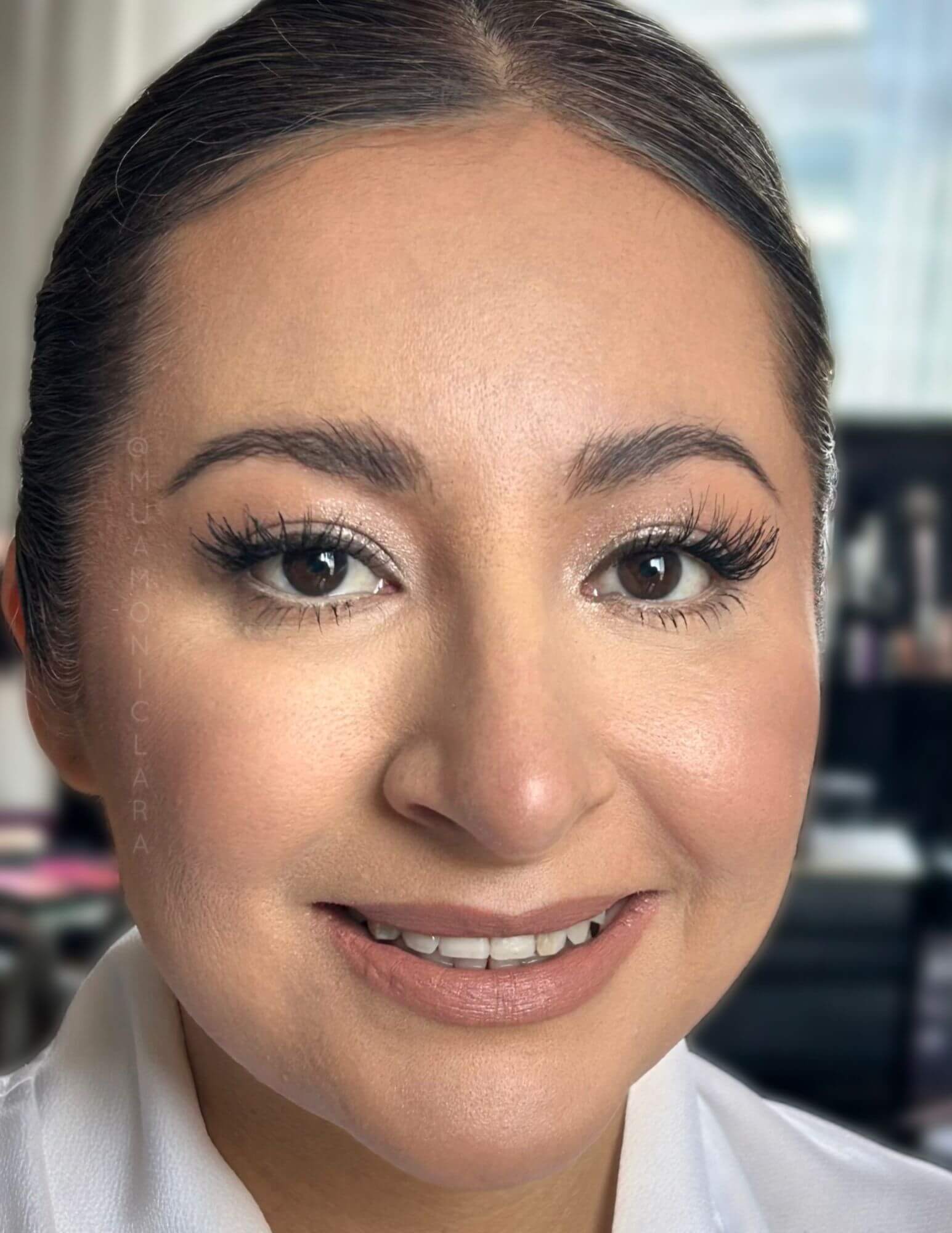 Maquillaje de novia realizado por la coach Mónica de Foriu en CDMX