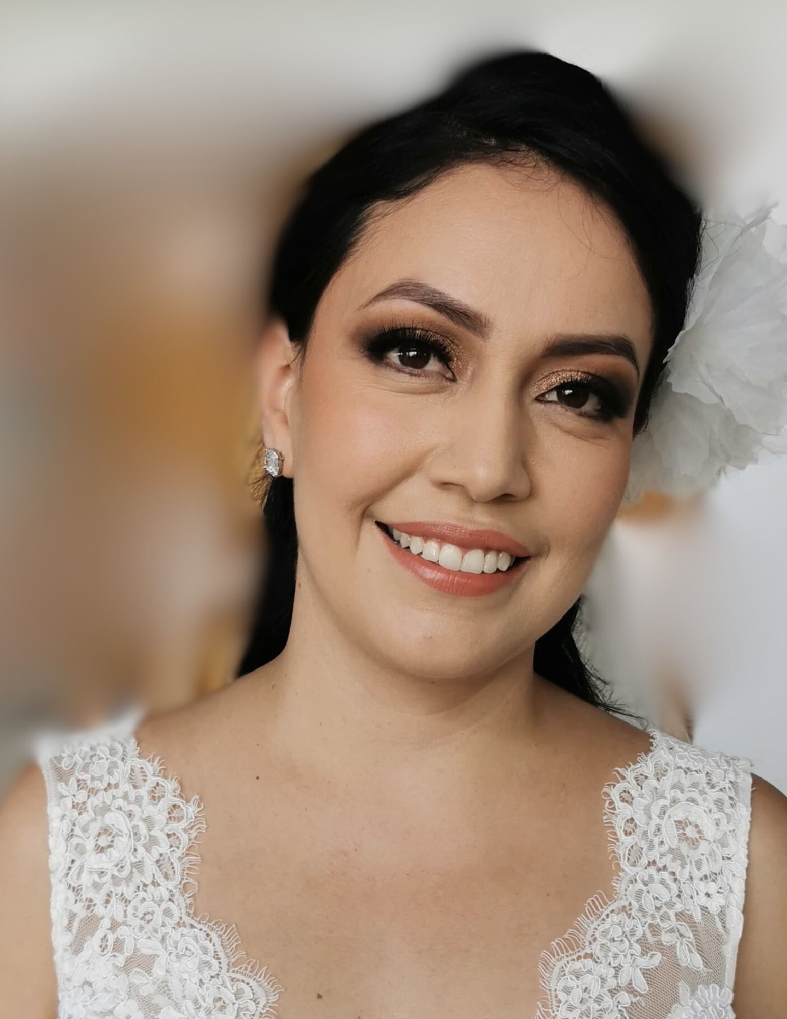 Maquillaje de novia realizado por Paola, Coach Foriu de CDMX