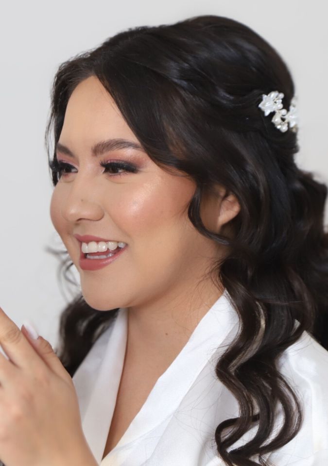 Maquillaje de novia realizado por la coach Itzayana de Foriu en Cuernavaca