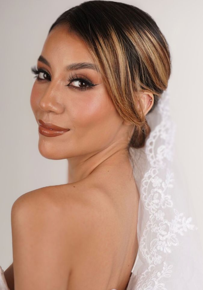 Maquillaje de novia realizado por la coach Yuri de Foriu en Cuernavaca