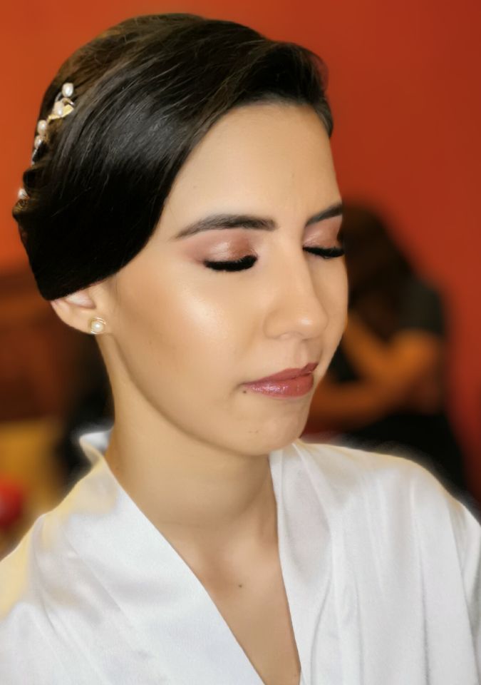 Maquillaje de novia realizado por la coach Anaeli de Foriu en Cuernavaca