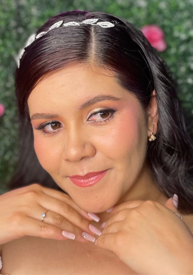 Maquillaje de novia realizado por la coach Regina de Foriu en Cuernavaca