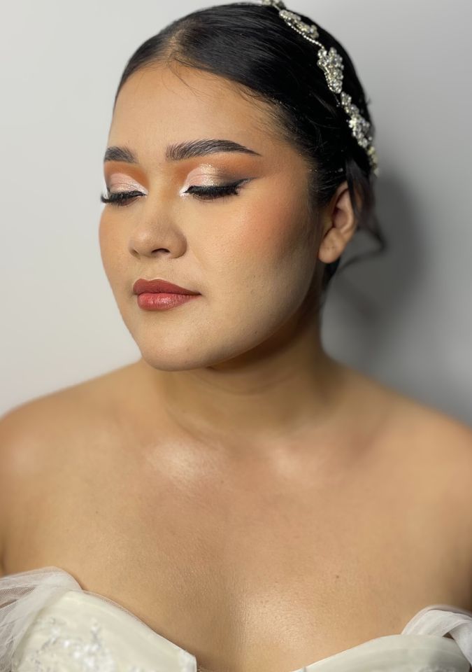 Maquillaje de novia realizado por la coach Regina de Foriu en Cuernavaca