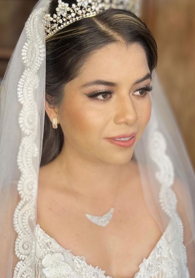 Maquillaje de novia realizado por la coach Violet de Foriu en Cuernavaca
