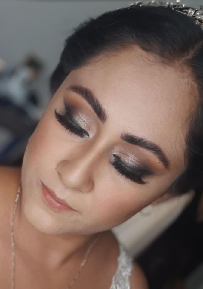 Maquillaje de novia realizado por la coach Violet de Foriu en Cuernavaca