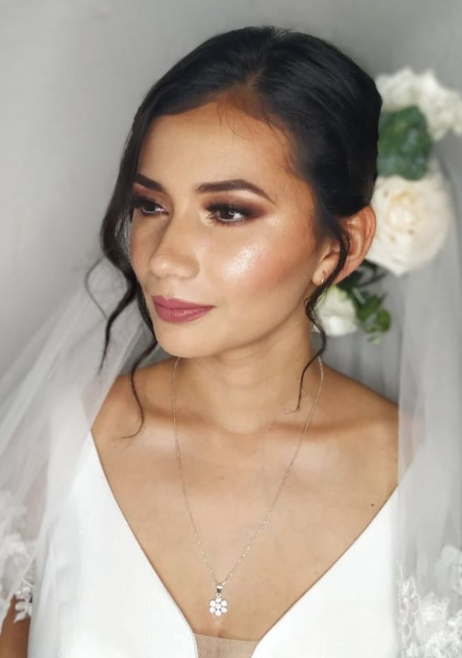 Maquillaje de novia realizado por la coach Samantha de Foriu en Cuernavaca