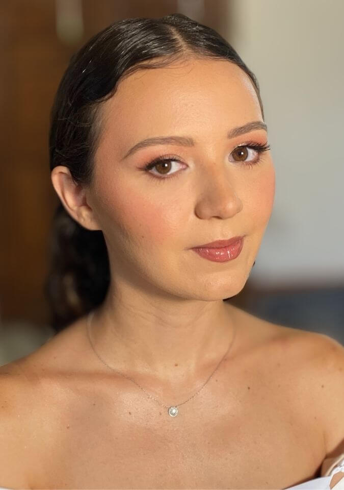 Maquillaje de novia realizado por la coach Karyme de Foriu en Monterrey