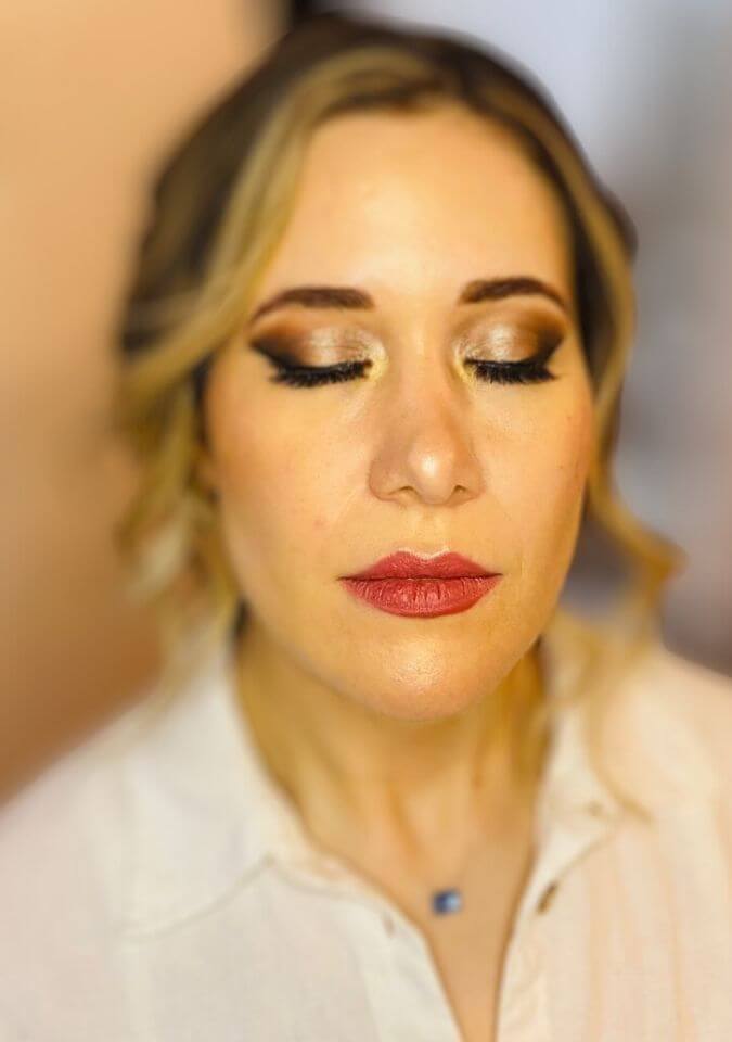 Maquillaje de novia realizado por la coach Ale de Foriu en Monterrey