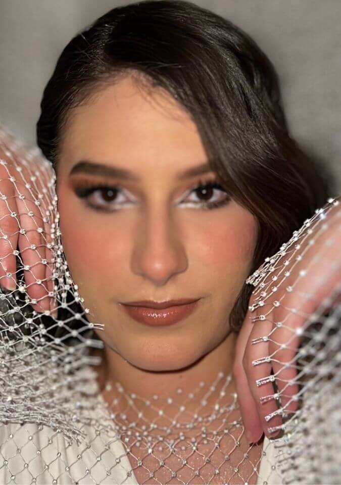 Maquillaje de novia realizado por la coach Linda de Foriu en Monterrey