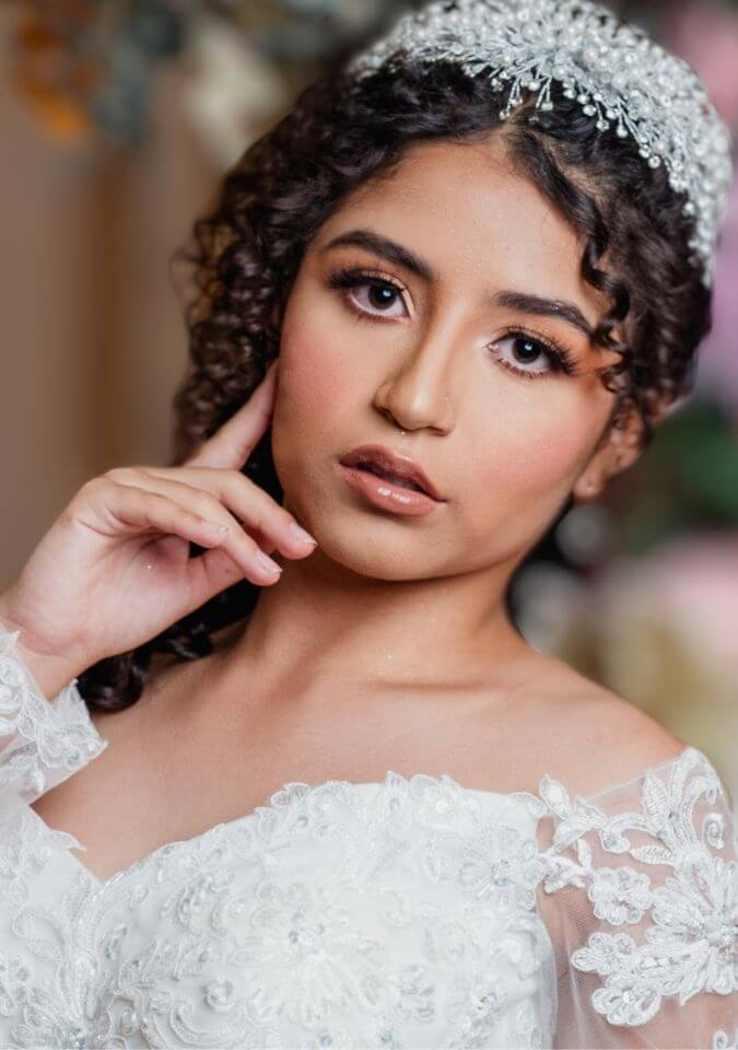 Maquillaje de novia realizado por la coach Sarahi de Foriu en Monterrey