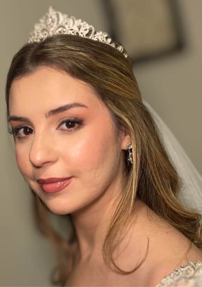 Maquillaje de novia realizado por la coach Karyme de Foriu en Monterrey