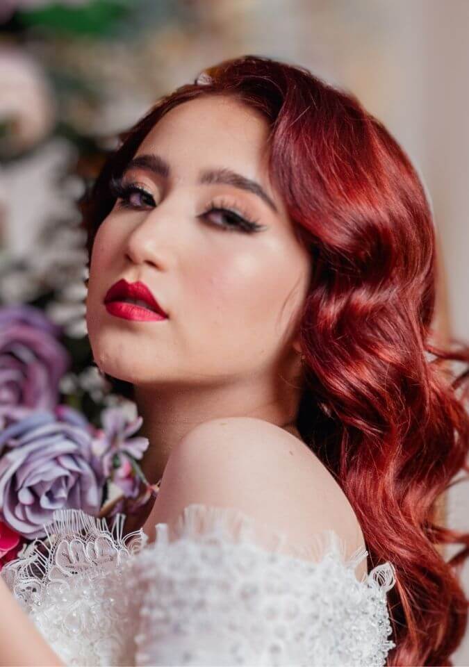 Maquillaje de novia realizado por la coach Sarahi de Foriu en Monterrey