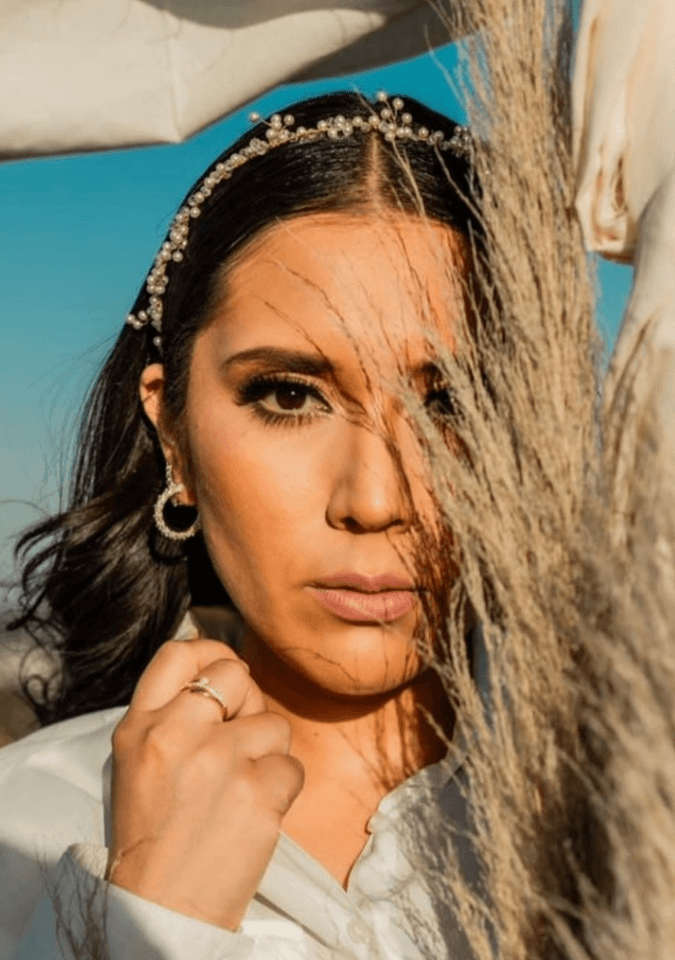 Maquillaje de novia realizado por la coach Gina de Foriu en Querétaro