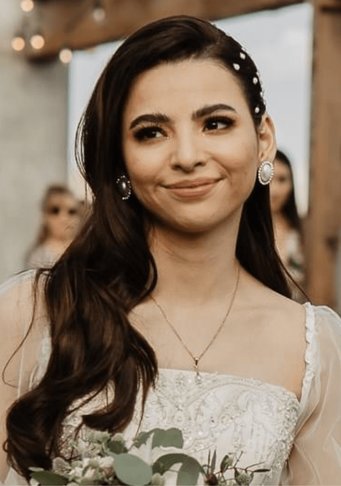 Maquillaje de novia realizado por la coach Hannah de Foriu en Querétaro