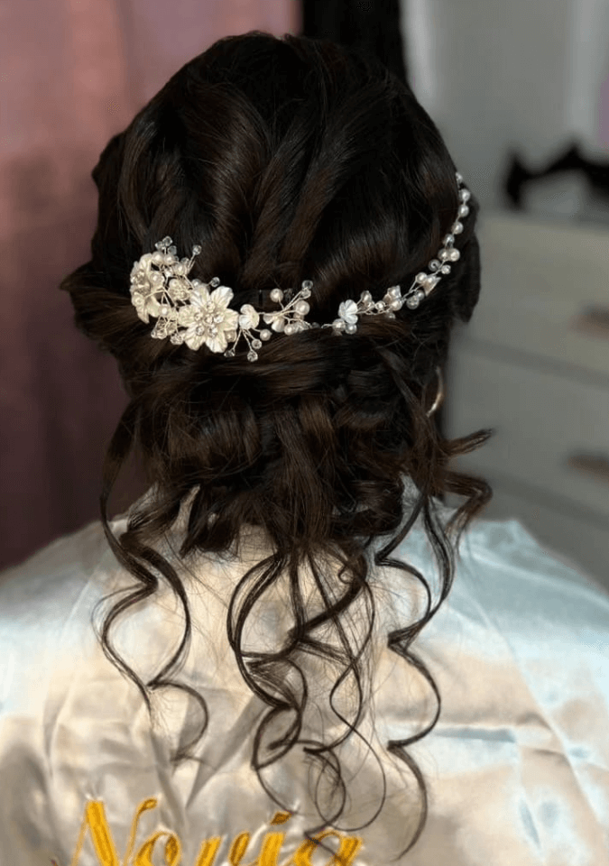 Peinado de novia realizado por la coach Lupita de Foriu en Querétaro