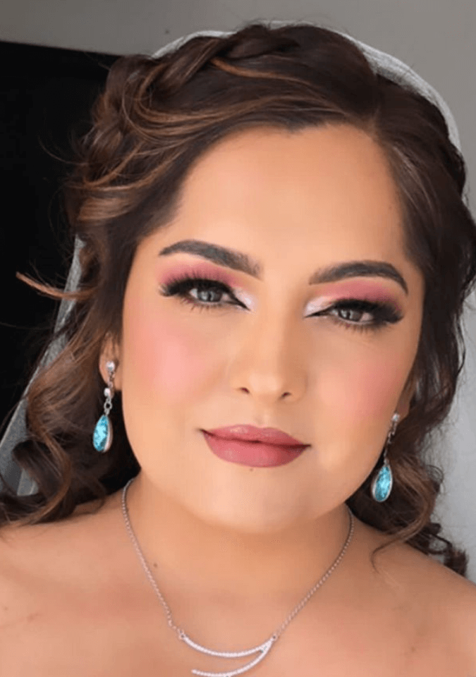 Maquillaje de novia realizado por la coach Alma de Foriu en Querétaro