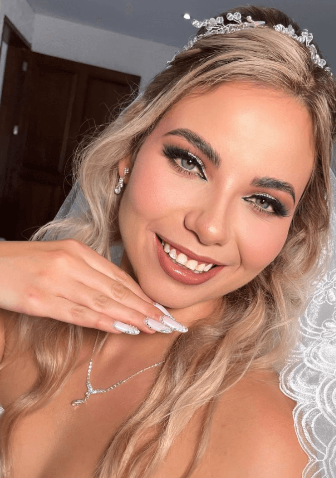 Maquillaje de novia realizado por la coach Alma de Foriu en Querétaro